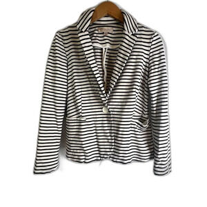 Philosophy Striped One Button Cardigan Jacket Size PM